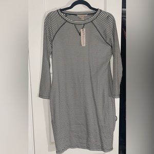 Philosophy Black & White Bodycon Dress